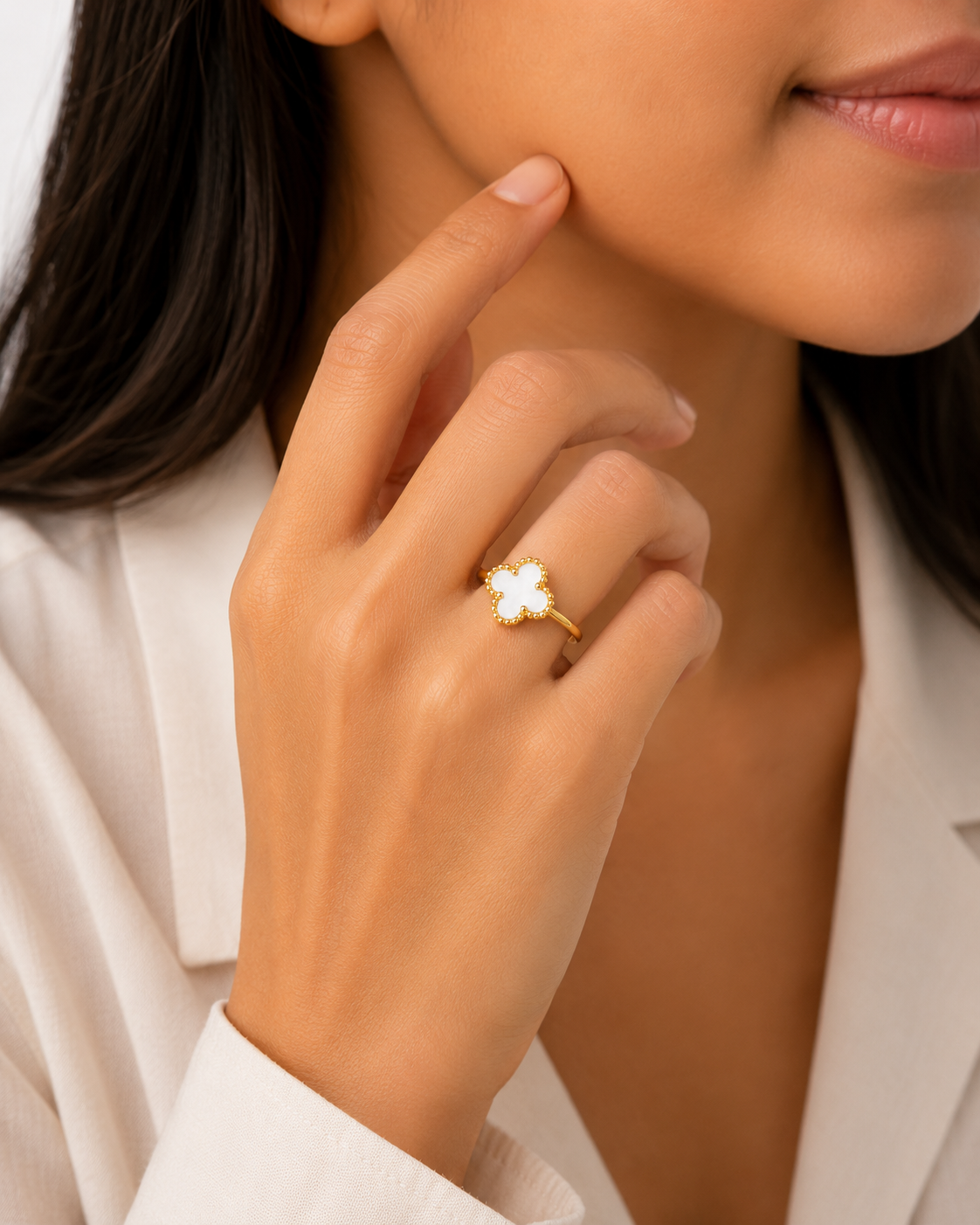 White Clover Ring
