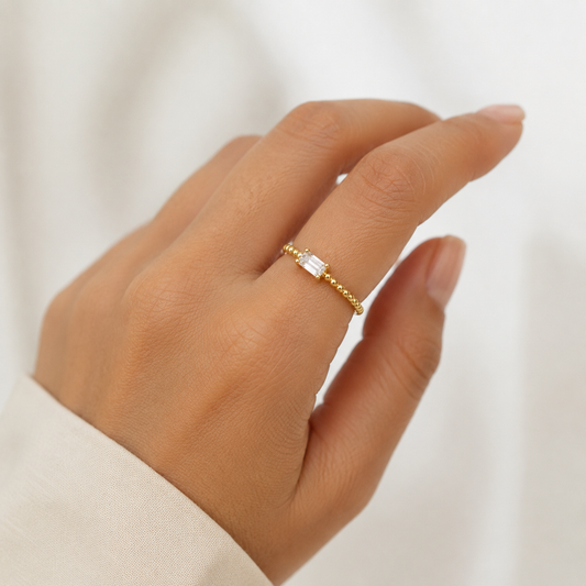 Starlit Gold Ring