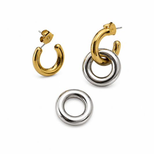 Dual Tone Hoops