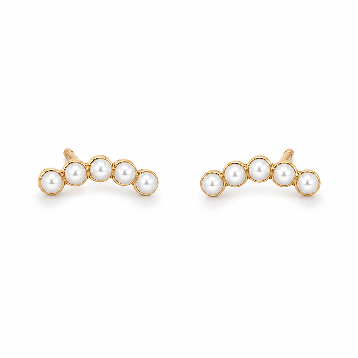 Pearl Arc Studs