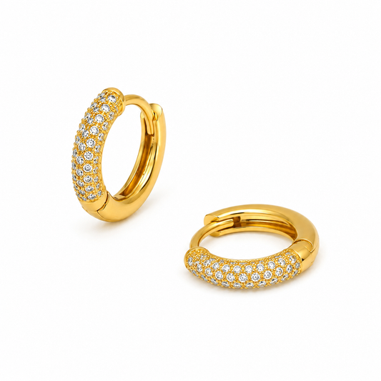 Luxe Halo Hoops