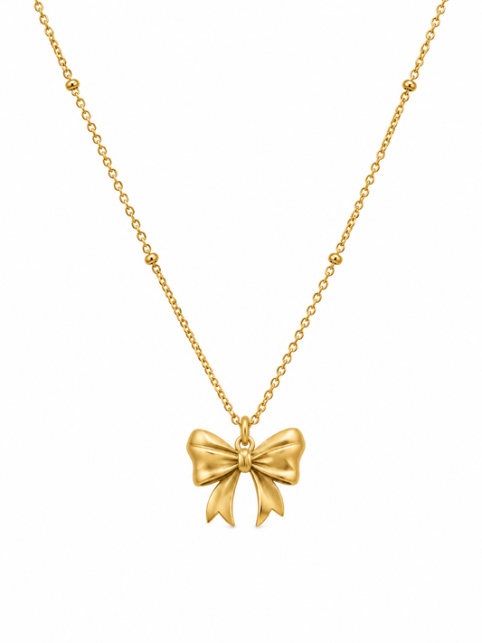 Coquette Bow Necklace