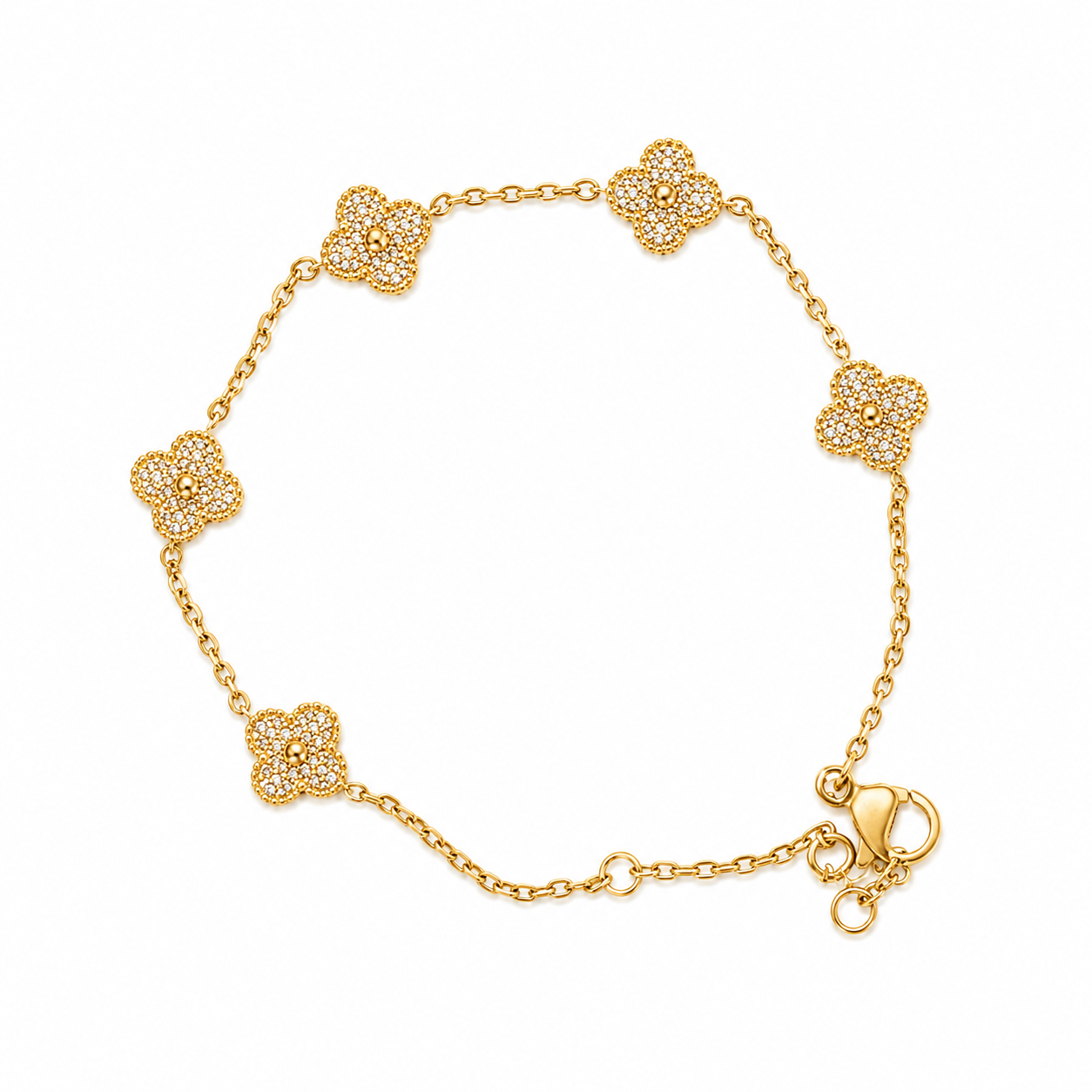 Sparkle Clover Bracelet