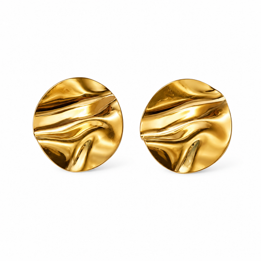 Crushed Gold Earrings