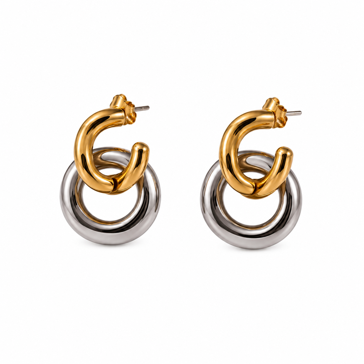 Dual Tone Hoops