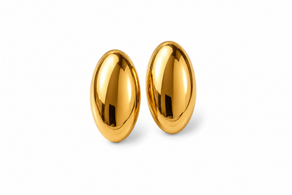 Golden Pebble Studs