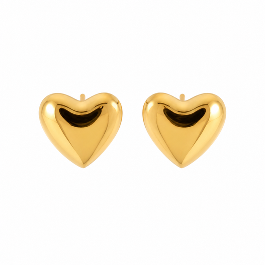 Cupid Heart Studs