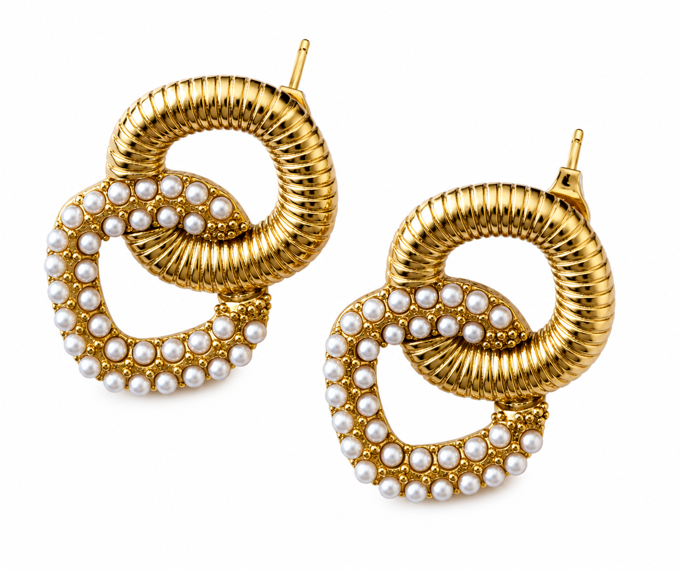 Pearl Knot Earrings