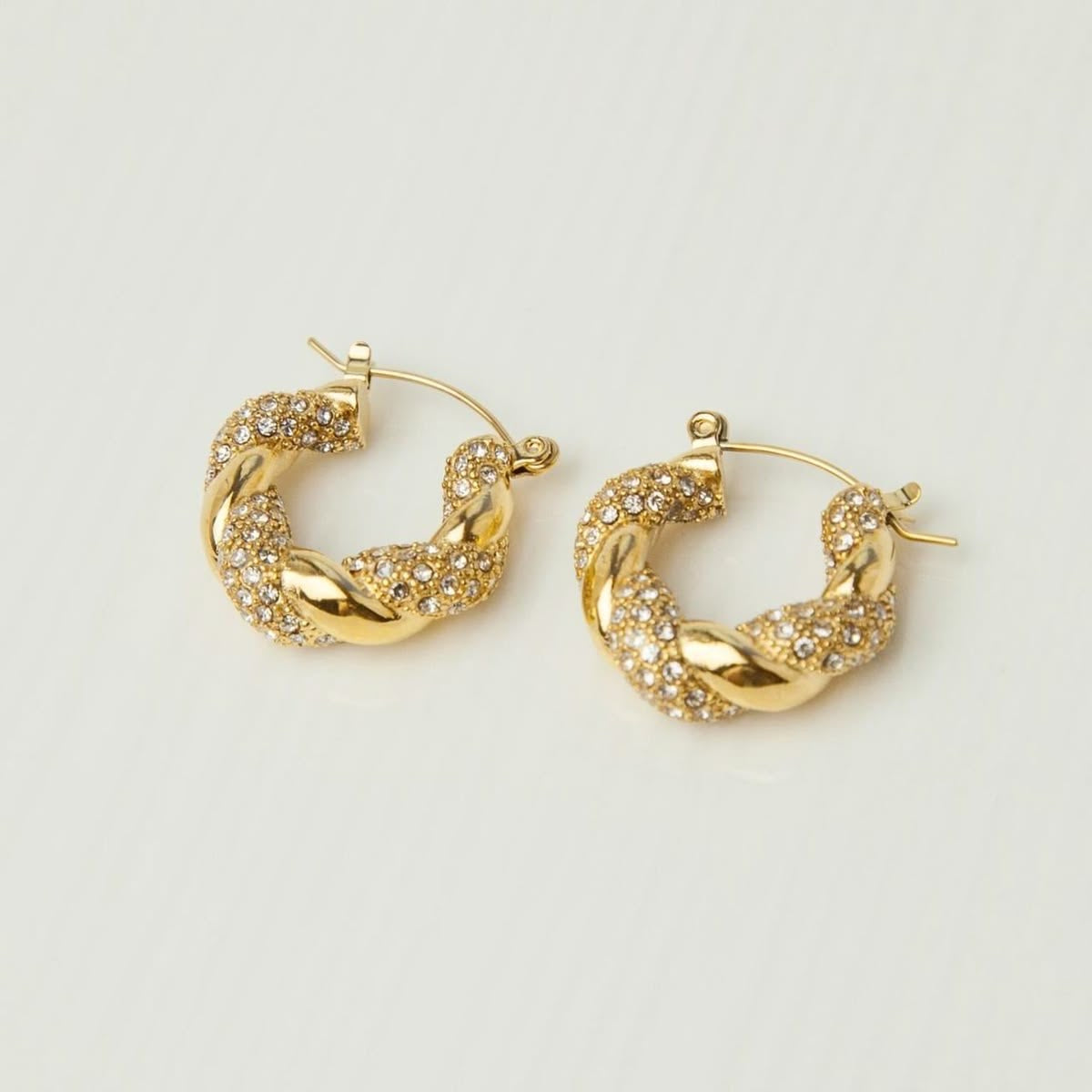 Twisted Oval Hoops